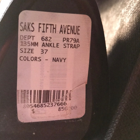 Prada-Calzature-Donna-Navy-Platform-Suede Sz 37 - Picture 5 of 6